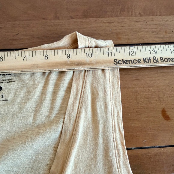 Madewell Mustard Yellow V Neck Sleeveless Tank Top Size S Casual Lightweight - Picture 8 of 8